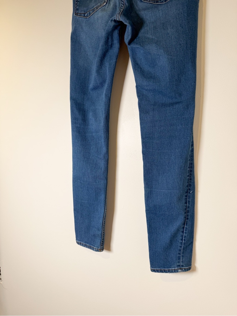 Free People Blue Denim Skinny Jeans - Picture 4 of 5